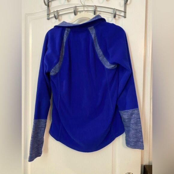 SO Perfectly Soft Perfectly You 1/4 zip fleece pullover Large blue - Picture 2 of 11